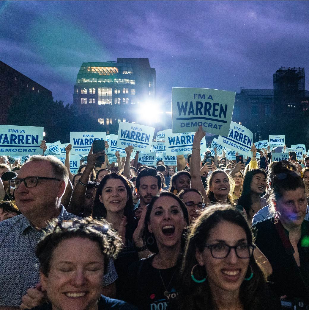 Elizabeth Warren rally